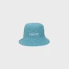 Buckethoed van raffia Buckethoed van raffia