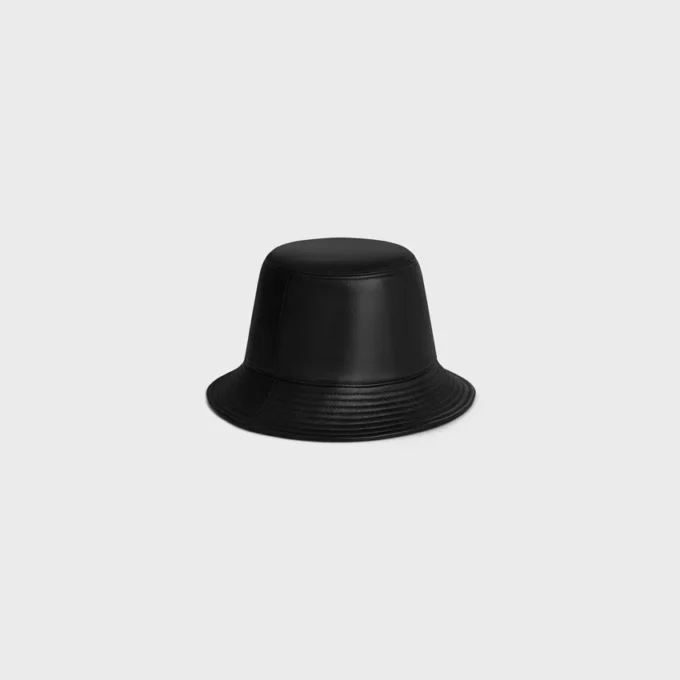 Buckethoed van zacht lamsleer