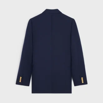 Camden-jasje van wollen gabardine