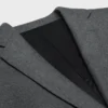 Campbell-jasje van flanellen twill