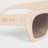 Cat Eye S342 zonnebril van acetaat