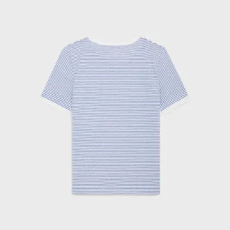 CELINE 70’s T-shirt van gestreept jersey