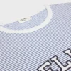 CELINE 70’s T-shirt van gestreept jersey