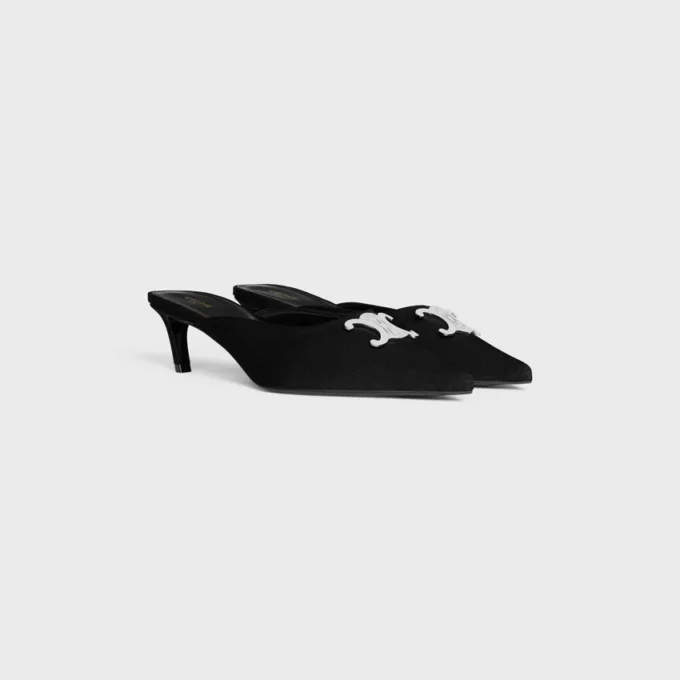 CELINE Alma Triomphe muiltje van grosgrain-stof
