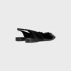 CELINE Alma Triomphe platte slingback van glanzend kalfsleer