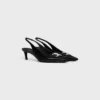 CELINE Alma Triomphe Slingback in glanzend kalfsleer