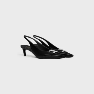CELINE Alma Triomphe Slingback in glanzend kalfsleer