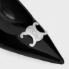 CELINE Alma Triomphe Slingback in glanzend kalfsleer