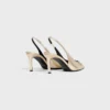CELINE Alma Triomphe Slingback van gelamineerd kalfsleer