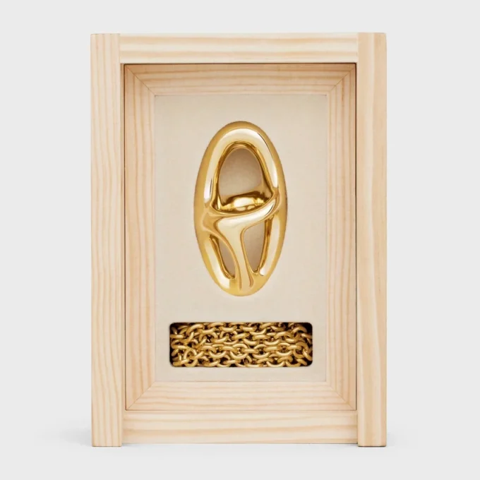 Celine Arp Project-ketting in vermeil