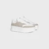 CELINE – Block Sneaker met Triomphe in kalfsleer