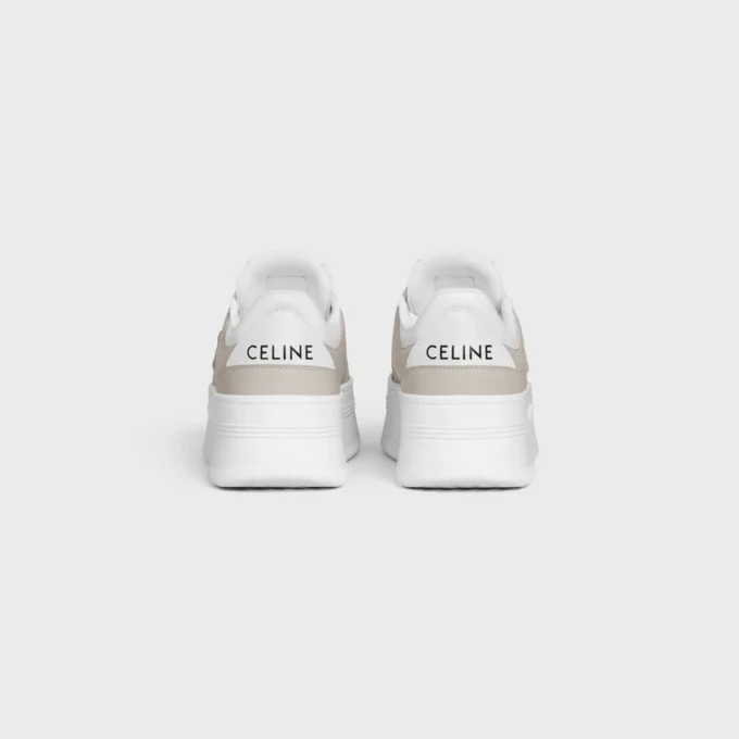 CELINE – Block Sneaker met Triomphe in kalfsleer
