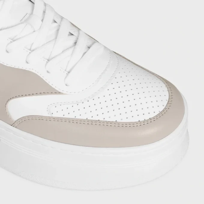 CELINE – Block Sneaker met Triomphe in kalfsleer