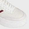CELINE – Block sneakers met Triomphe-achterkant en sleehakzool van kalfsleer