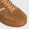 CELINE – Block-sneakers met Triomphe-achterkant en sleehakzool van suède kalfsleer en kalfsleer