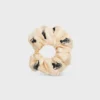 CELINE C Sulky Scrunchy van zijde en messing met gouden afwerking