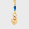 CELINE Charms Cordon-ketting van zijde en messing met gouden afwerking