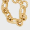 CELINE Charms Heritage dikke armband van messing met gouden afwerking