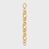 CELINE Charms Heritage dikke armband van messing met gouden afwerking