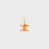 CELINE Charms Triomphe in email en messing met gouden afwerking