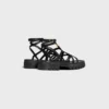 CELINE – Clea Triomphe sandalen met bandjes van kalfsleer – plantaardig gelooid