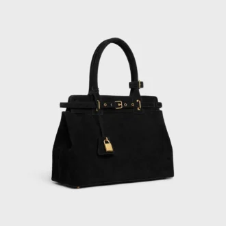 CELINE Conti-tas van suède kalfsleer