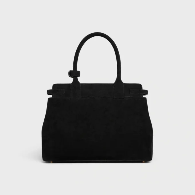 CELINE Conti-tas van suède kalfsleer