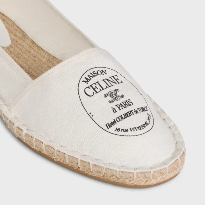 CELINE espadrille van canvas