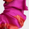 CELINE geweven linten scrunchy van zijde en messing met gouden afwerking