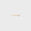 CELINE haarspeld in messing met gouden afwerking en parels van hars