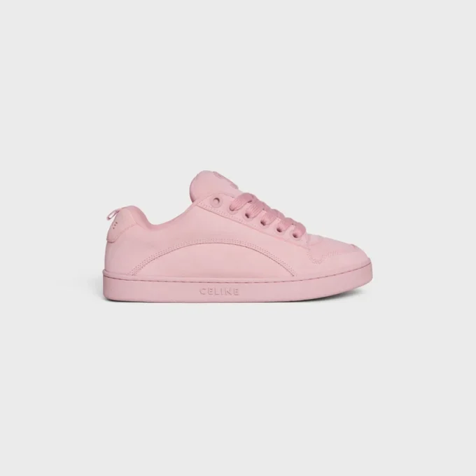CELINE Huntington – Lage sneakers van suède kalfsleer en mesh