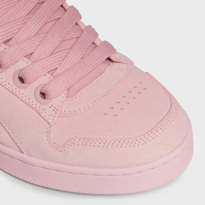 CELINE Huntington – Lage sneakers van suède kalfsleer en mesh