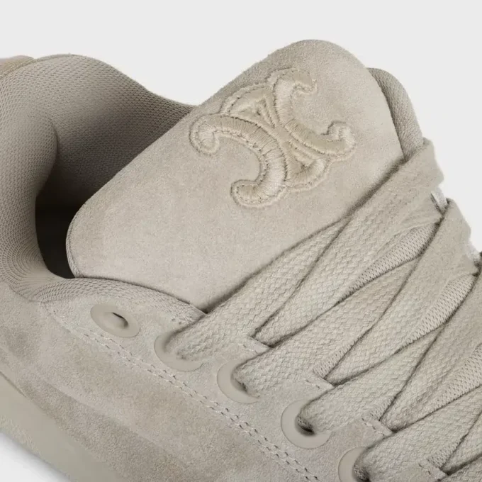 CELINE Huntington – Lage sneakers van suède kalfsleer en mesh