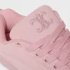 CELINE Huntington – Lage sneakers van suède kalfsleer en mesh