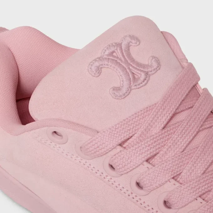 CELINE Huntington – Lage sneakers van suède kalfsleer en mesh