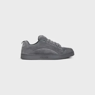 CELINE Huntington lage vetersneaker van suède kalfsleer en mesh