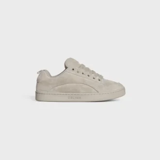 CELINE Huntington lage vetersneaker van suède kalfsleer en mesh