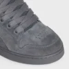 CELINE Huntington lage vetersneaker van suède kalfsleer en mesh