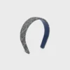 CELINE Jacquard Triomphe-hoofdband van katoen, polyamide, polyester en kalfsleer
