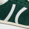 CELINE Jogger lage vetersneaker met Triomphe-logo van suède kalfsleer en kalfsleer
