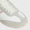 CELINE Jogger lage vetersneaker van kalfsleer en suède kalfsleer