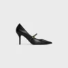 CELINE Judy strappy pump van kalfsleer