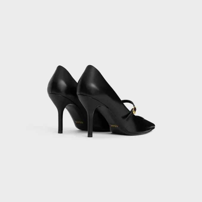 CELINE Judy strappy pump van kalfsleer