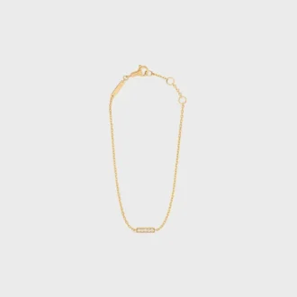 CELINE Line-armband in geelgoud en diamanten