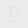 CELINE Line drievoudige armband in geelgoud en diamanten