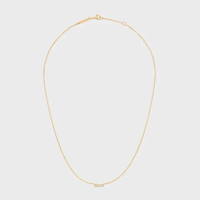CELINE Line ketting in geelgoud en diamanten