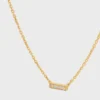 CELINE Line ketting in geelgoud en diamanten