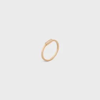 CELINE Line-ring in geelgoud en diamanten