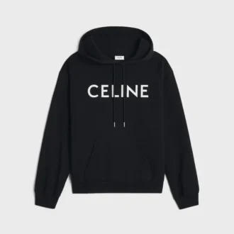 CELINE losse hoodie van katoenfleece