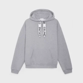 CELINE losse hoodie van katoenfleece